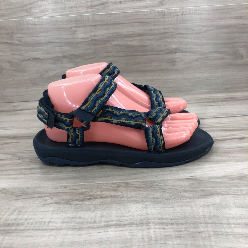 Teva Sandals Kids Youth 5/37 Hurricane Blue Hook & Loop Adjustable Outdoor Shoes